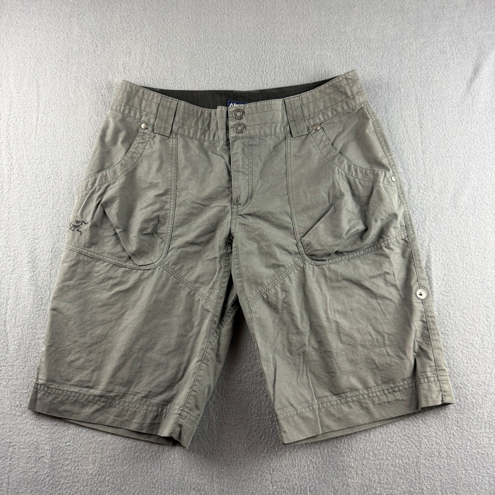 Arcteryx Shorts Women's 8 Gray Parapet Trekking Outdoor Gorpcore Hiking Climbing